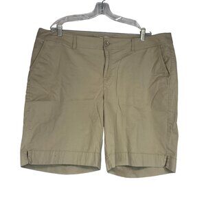 SEJOUR - WOMEN'S 22W - BEIGE COTTON SHORTS W/ POCKETS